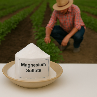 Magnesium Sulfate Heptahydrate 99% White Crystals Agricultural Grade