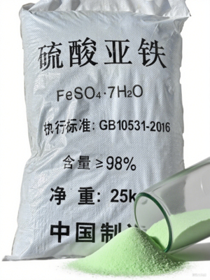 Ferrous Sulfate Heptahydrate 98% for Water Treatment and Fertilizer