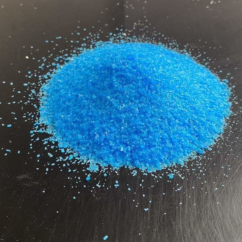 Copper Sulfate Water Treatment Feed Additive Anhydrous Copper Sulphate Crystals Chemical Raw Material 98.5%